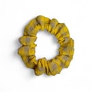 Yellow Gingham Scrunchie - Regular