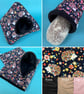Flower hedgehogs full cage set. Tent house, snuggle sack, tunnel cage set.