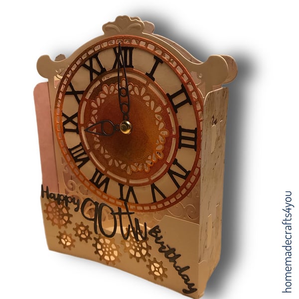 3D Clock Card