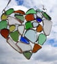 Sea glass mosaic suncatcher  - Image 4