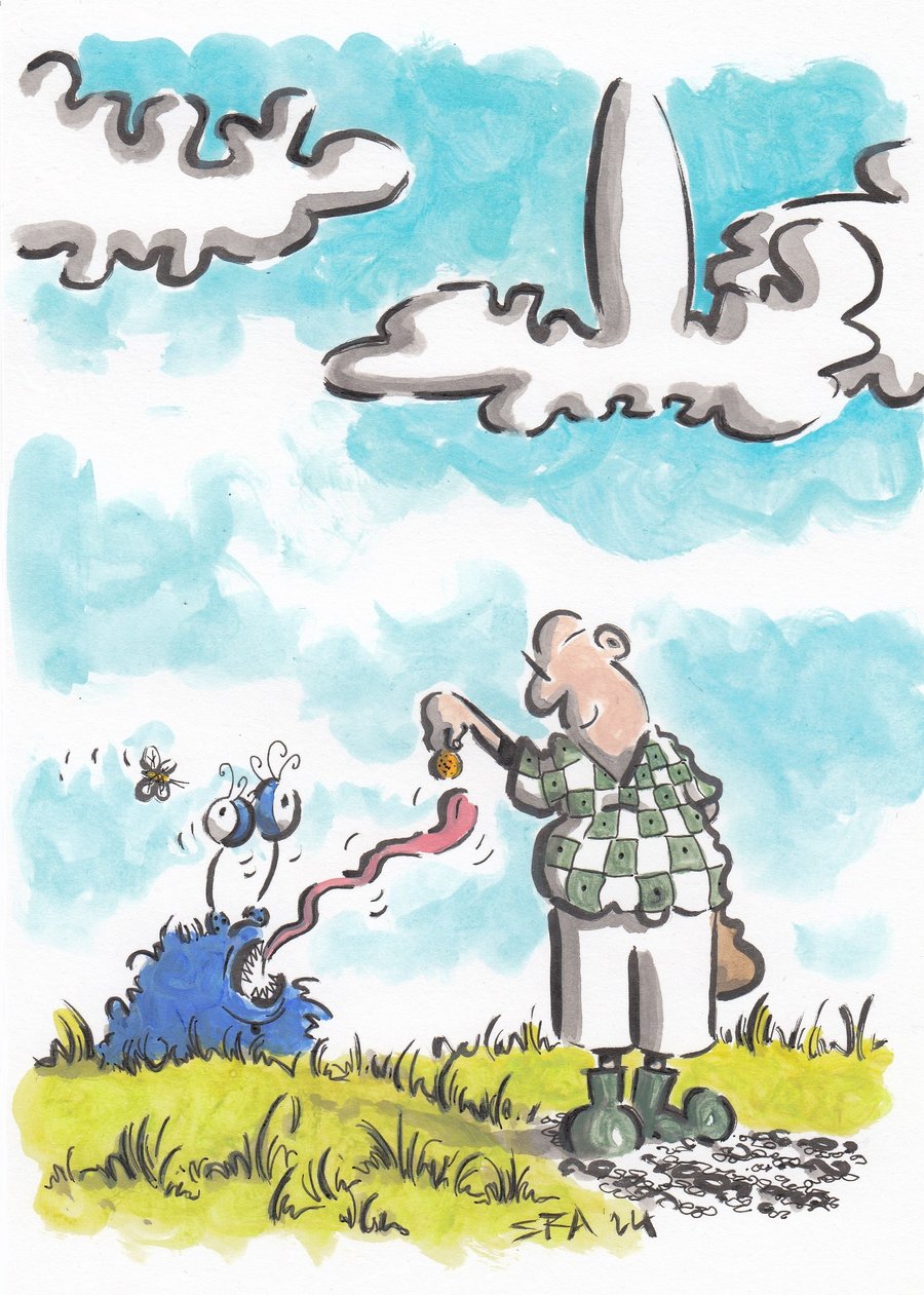 'Jasper and Mabel' an A5 sized original artwork