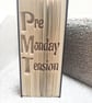 PMT (Pre Monday Tension) CUT & FOLD Book folding Pattern - EMAILED PDF PATTERN - Image 1