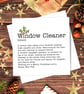 Window Cleaner Definition Christmas Card, personalised, blank inside - Image 2