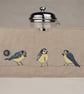 Cafetiere Cosy Blue Tit Nature Freehand Machine Embroidery  - Image 5