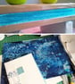 innerwords ... Cyanotype Print Journal with Heavy Watercolour Paper (Folksy130) - Image 7