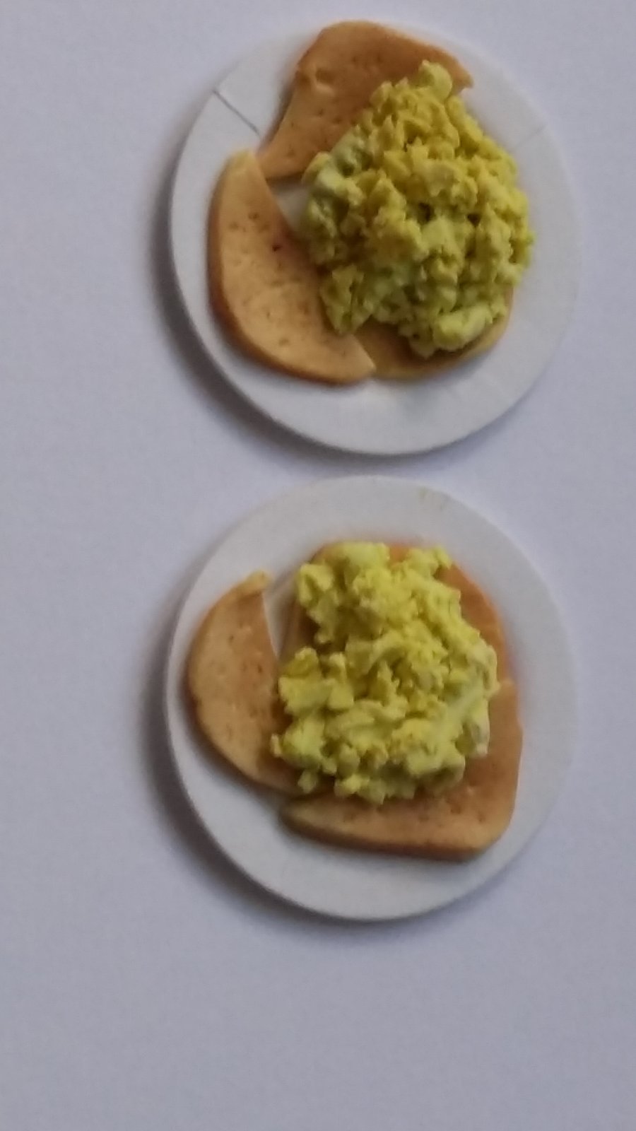 1.12th plates of Scrambled Eggs on Toast