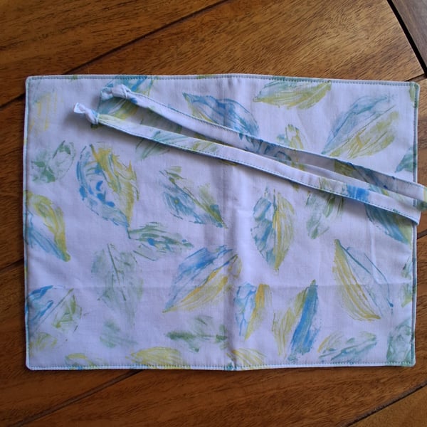 Hand Printed Crochet Hook Holder
