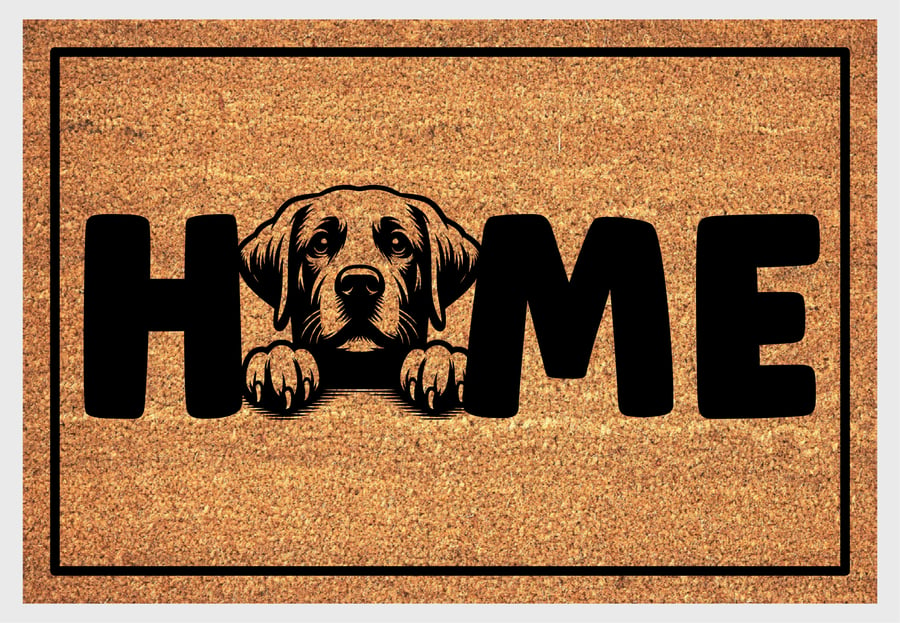 Labrador Retriever Home Door Mat - Labrador Retriever Welcome Mat - 3 Sizes