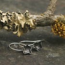 Silver Lichen Earrings