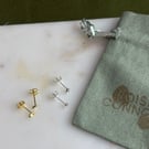 Teeny Dimple Studs