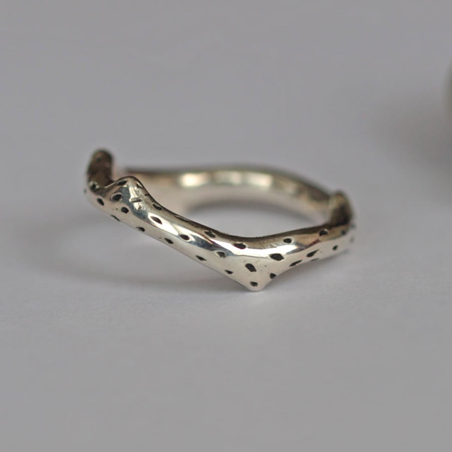 Reserved for Helen - Twig ring