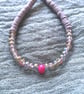 Grey and pink neckace - Image 4