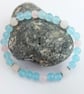 Aquamarine Jade, Frosted White Jade And Rose Quartz Bracelet - Handmade In Devon - Image 8
