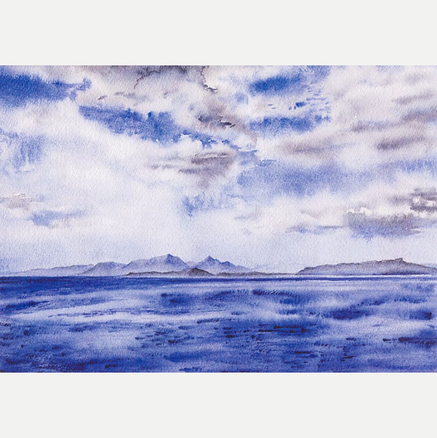 A5 Greetings Card "A Blue Day in May"