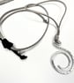 Portuguese Pin - Silver Orbit Aluminium Portuguese Knitting Pin (Hammered Finish - Image 5