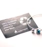 Sterling Silver Twisted Bangle with Hoops and Tiny Bells  - Image 2