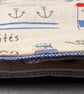 Discrete privacy pack with nautical cotton outer and chambray inner - Image 4