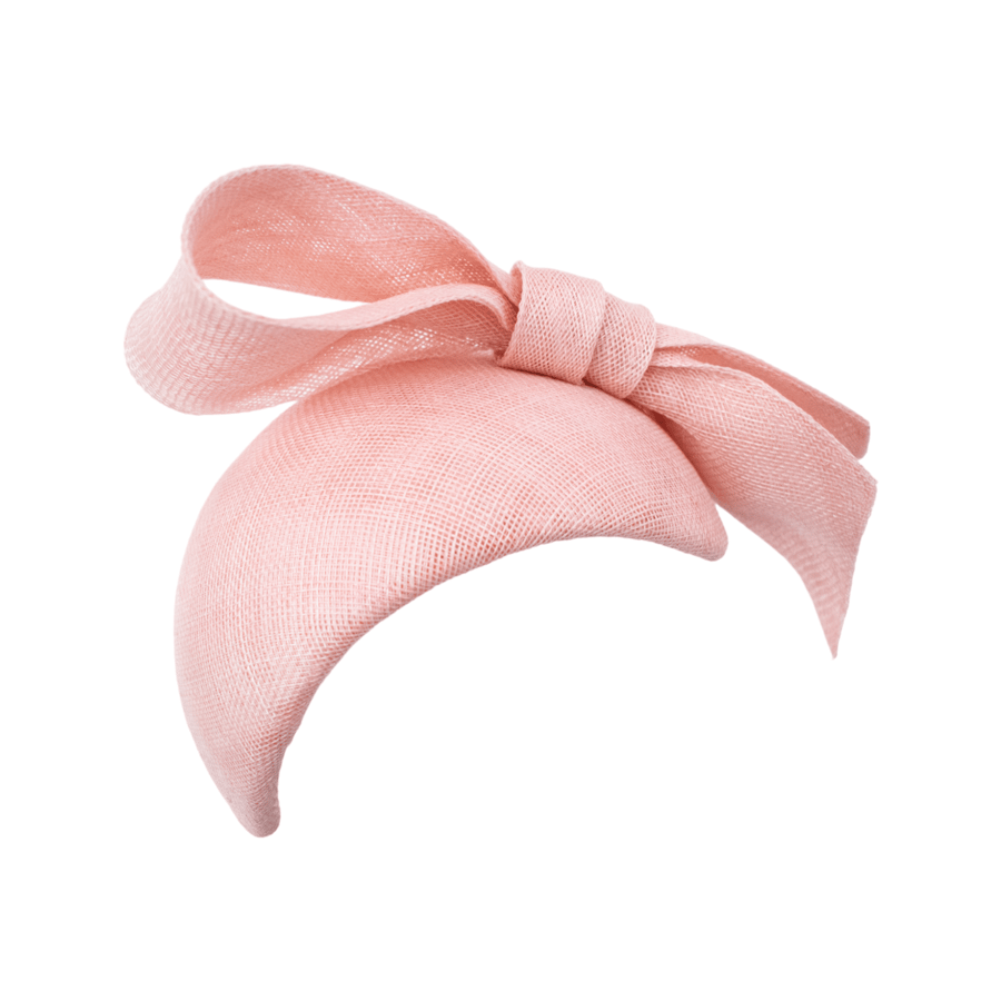 Peach Fascinator Headband for Weddings, Races