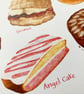 British Cakes Art Print  - Image 9