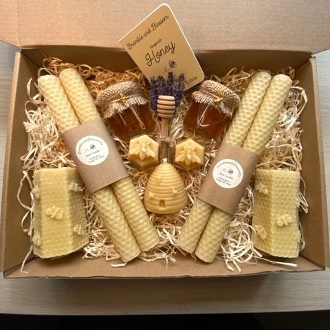 Welsh Honey and Beeswax Luxury hamper, Eco Friendly Gift Set