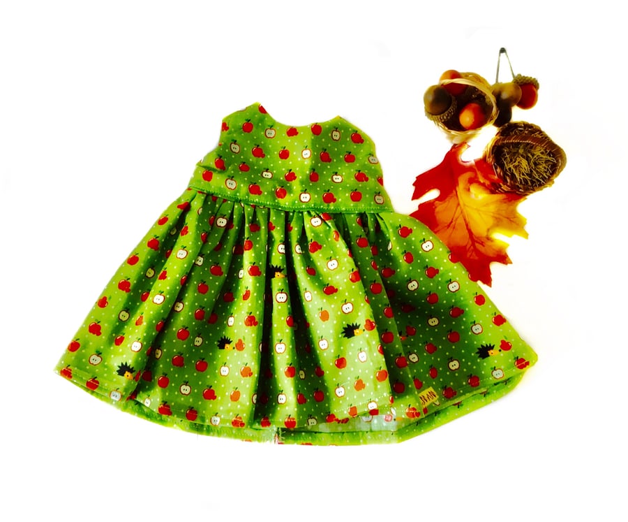 Little red apple dress to fit Maisy