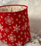 Christmas fabric basket - Image 3