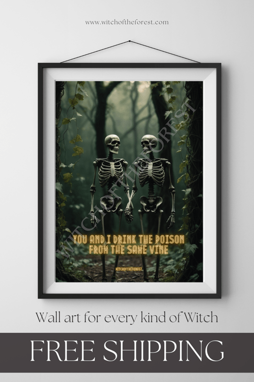 Poison From The Same Vine Print 