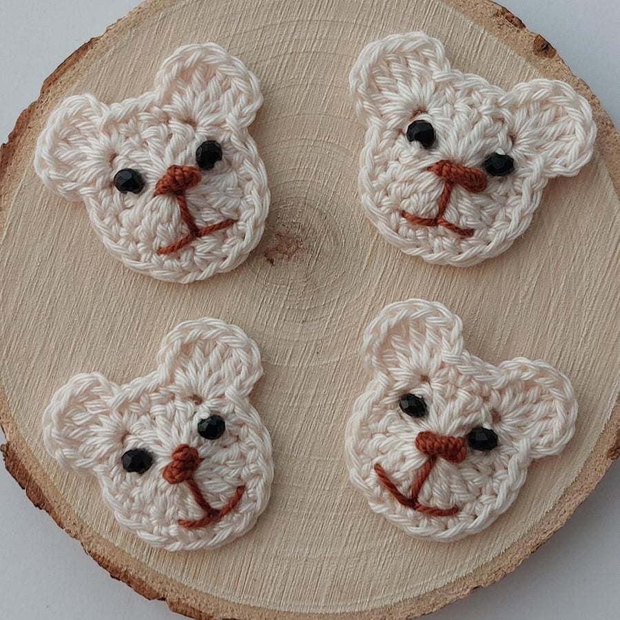 Crochet Teddies Faces- Craft Projects