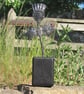Hand forged thistle sculpture, handmade by Scottish blacksmith - Image 1