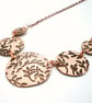 Copper and Leaves Necklace - Image 3
