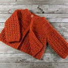 Crochet Cardigan 20 Colours Available, 2 Size Choices, New Baby GIft