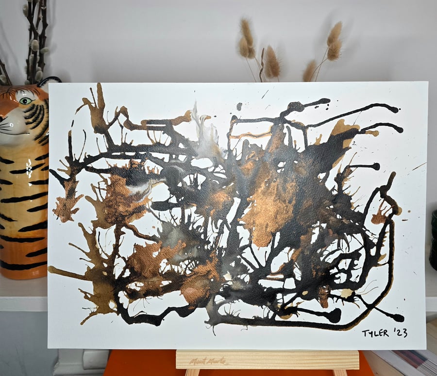 Java - original piece - mixed media on a3 paper