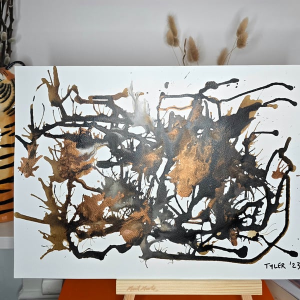 Java - original piece - mixed media on a3 paper