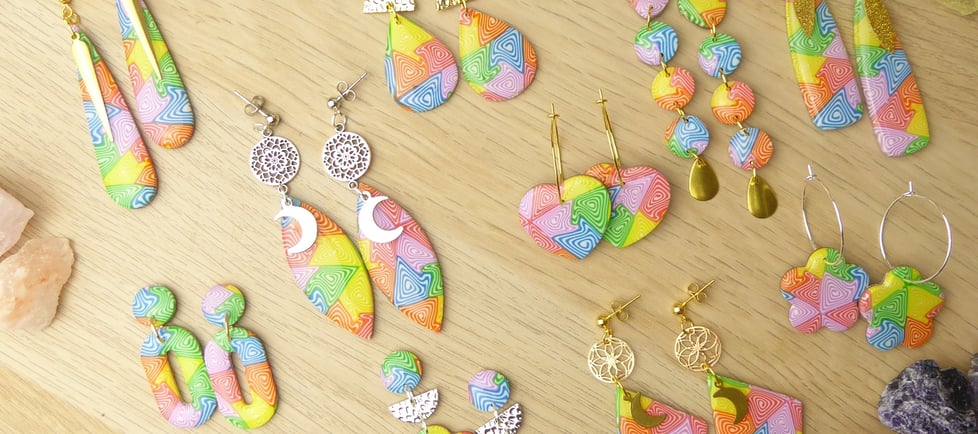 George Crafts Jewellery - crystals, resin and polymer clay