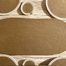 Oval Jute Table Runner Natural Rustic Decor Eco-Friendly Placemat Handmade Boho 