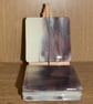 Boxed Set of 4 Fused Glass Coasters in Streaky Cream and Brown - 9141 - Image 6