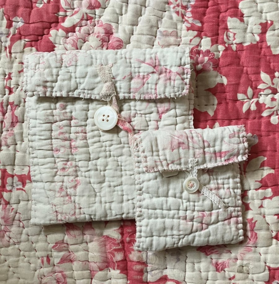 Pair of Vintage Quilt Pouches