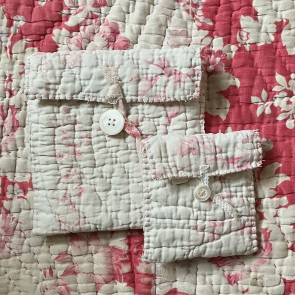 Pair of Vintage Quilt Pouches