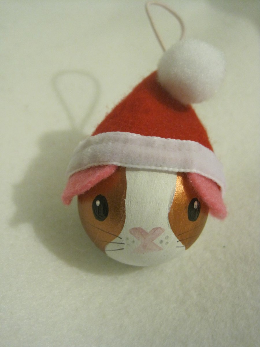 Guinea Pig Christmas Bauble