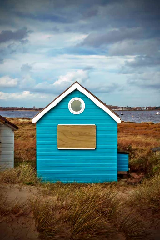 Beach Huts Hengistbury Head Dorset England Photograph Print