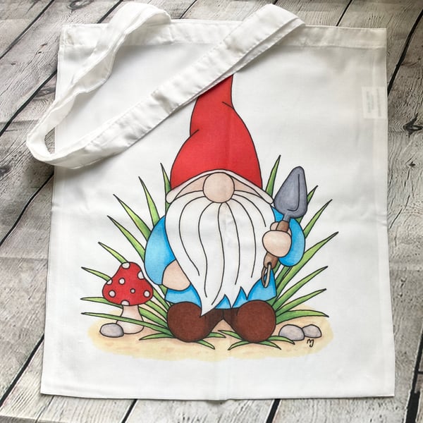 SECONDS SUNDAY - ‘Norm’ the Garden Gnome Tote Bag