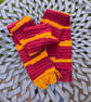 Handmade Crochet Gryffindor Scarf – Harry Potter Inspired – Burgundy and Gold - Image 1