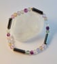 Fluorite & Hematite Bracelet, Birthday, Anniversary, Thank You, Gifts For Her - Image 3