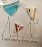 And Then There Were Three Sea Glass Family Picture - Baby Gift - Image 3