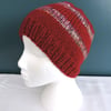 Seconds Sunday Knitted Hat Adults  Red