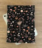 Flowers Plants And Mushrooms Print Quilted Fabric I-Pad Sleeve 