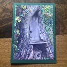 Handmade photo card 'Who's that?'