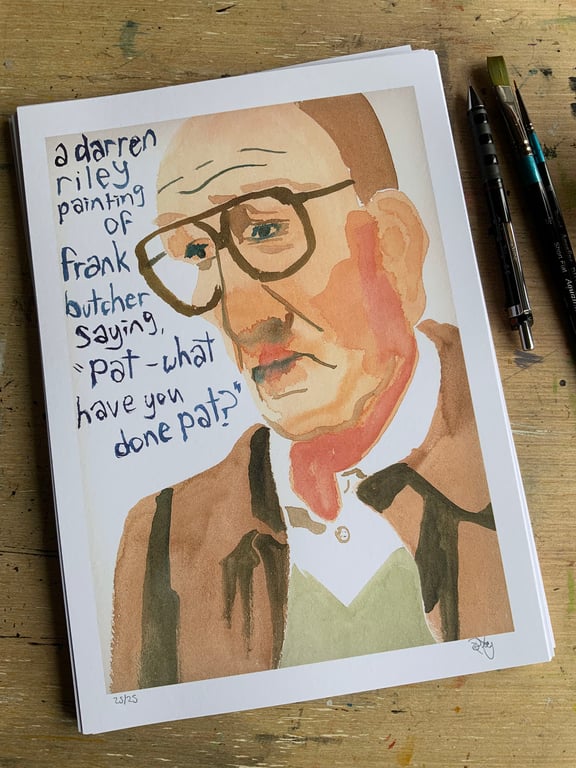 Sad Frank - A4 Print