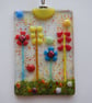 Artist made Fused Glass Flowers Suncatcher. - Image 3
