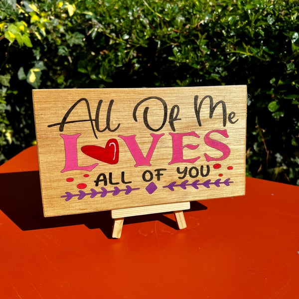 Bespoke one off wall sign 